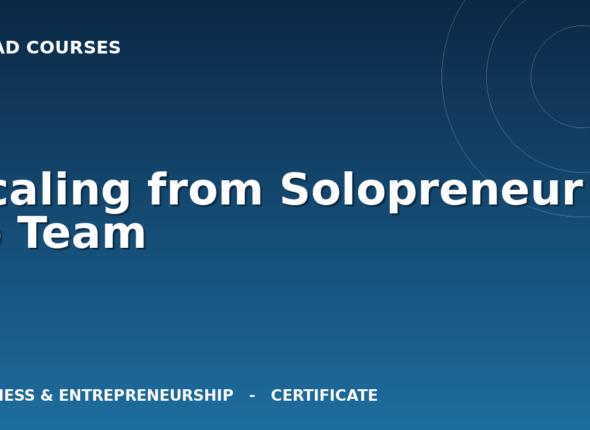 Scaling from Solopreneur to Team cover