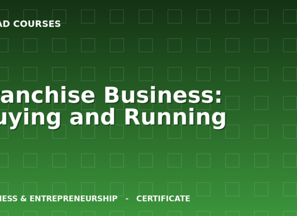 Franchise Business: Buying and Running cover