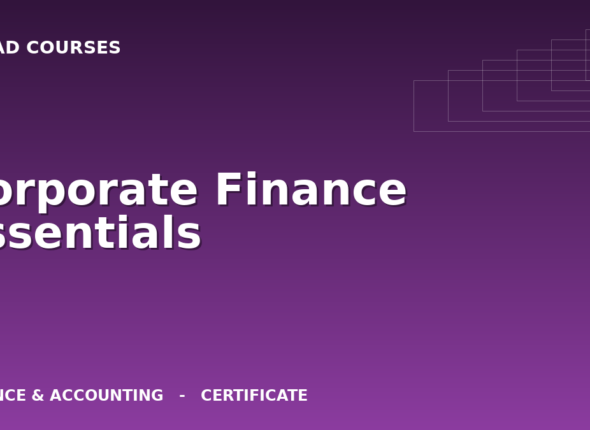 Corporate Finance Essentials cover