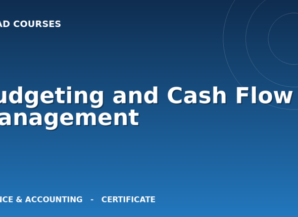 Budgeting and Cash Flow Management cover