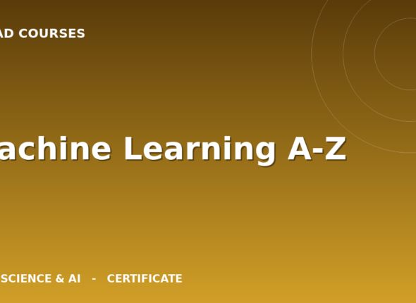 Machine Learning A-Z cover