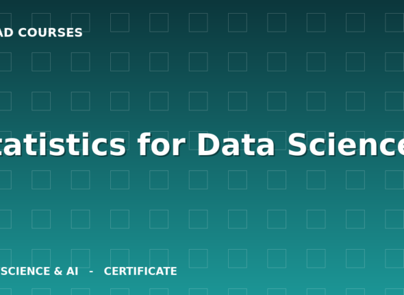 Statistics for Data Science cover
