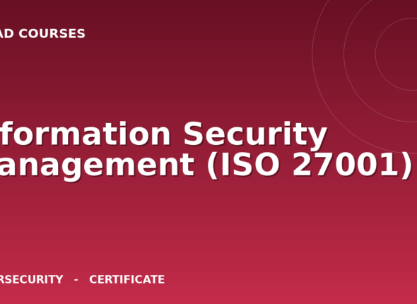 Information Security Management (ISO 27001) cover