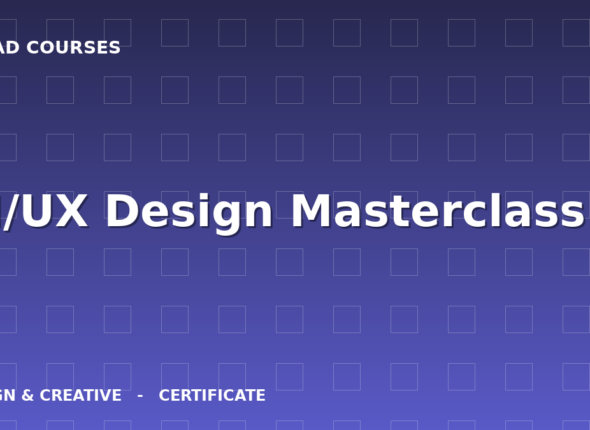 UI/UX Design Masterclass cover