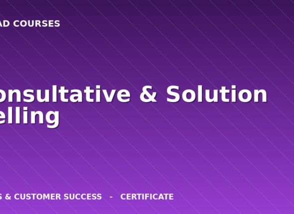 Consultative & Solution Selling cover