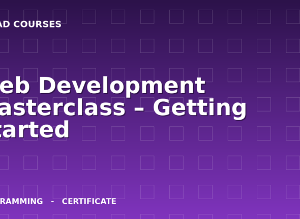 Web Development Masterclass – Getting Started cover